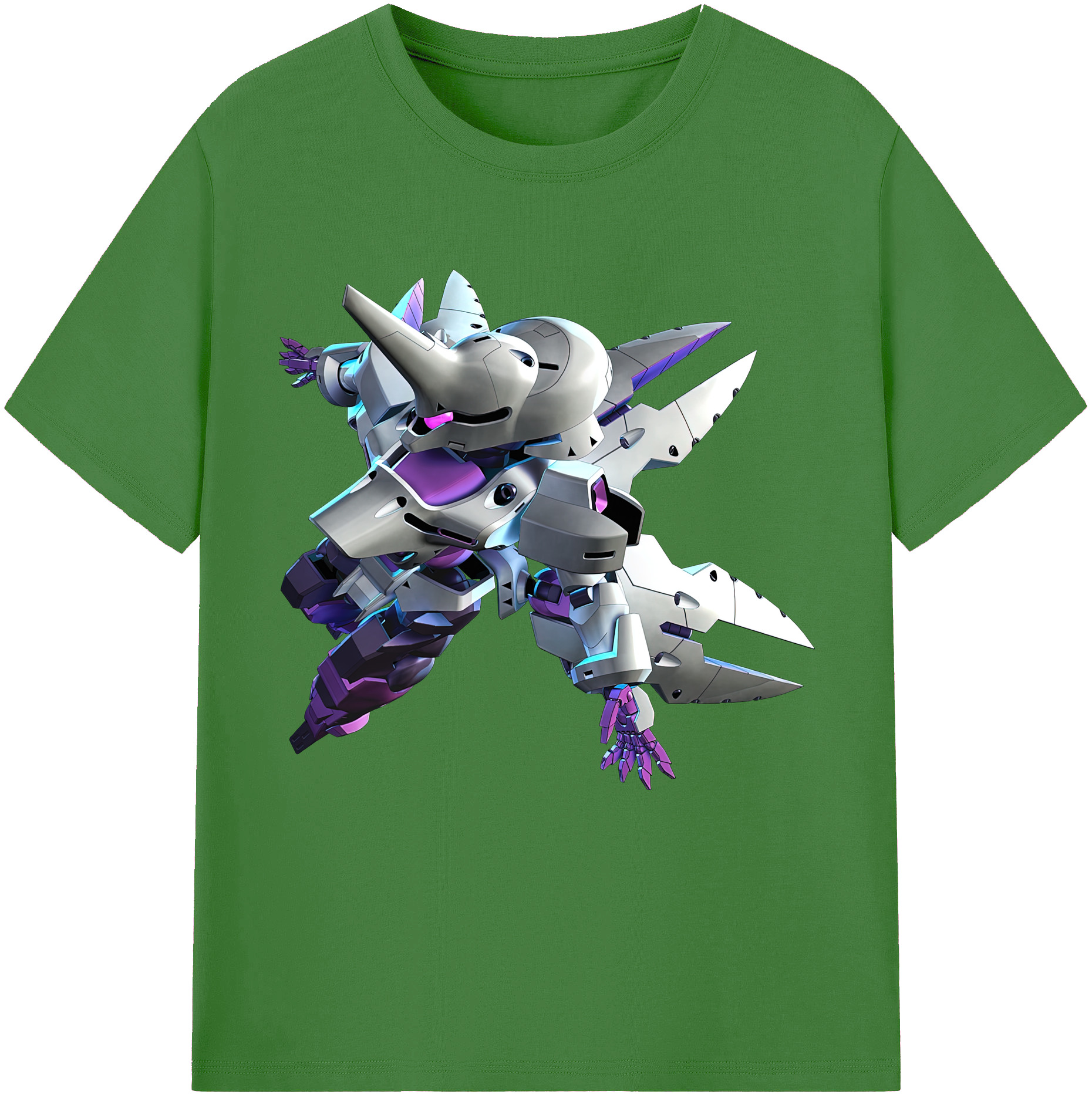 （画像用） 機動戦士ガンダム Mobile Suit Gundam レディースカジュアルプリントTシャツ（綿100％）
